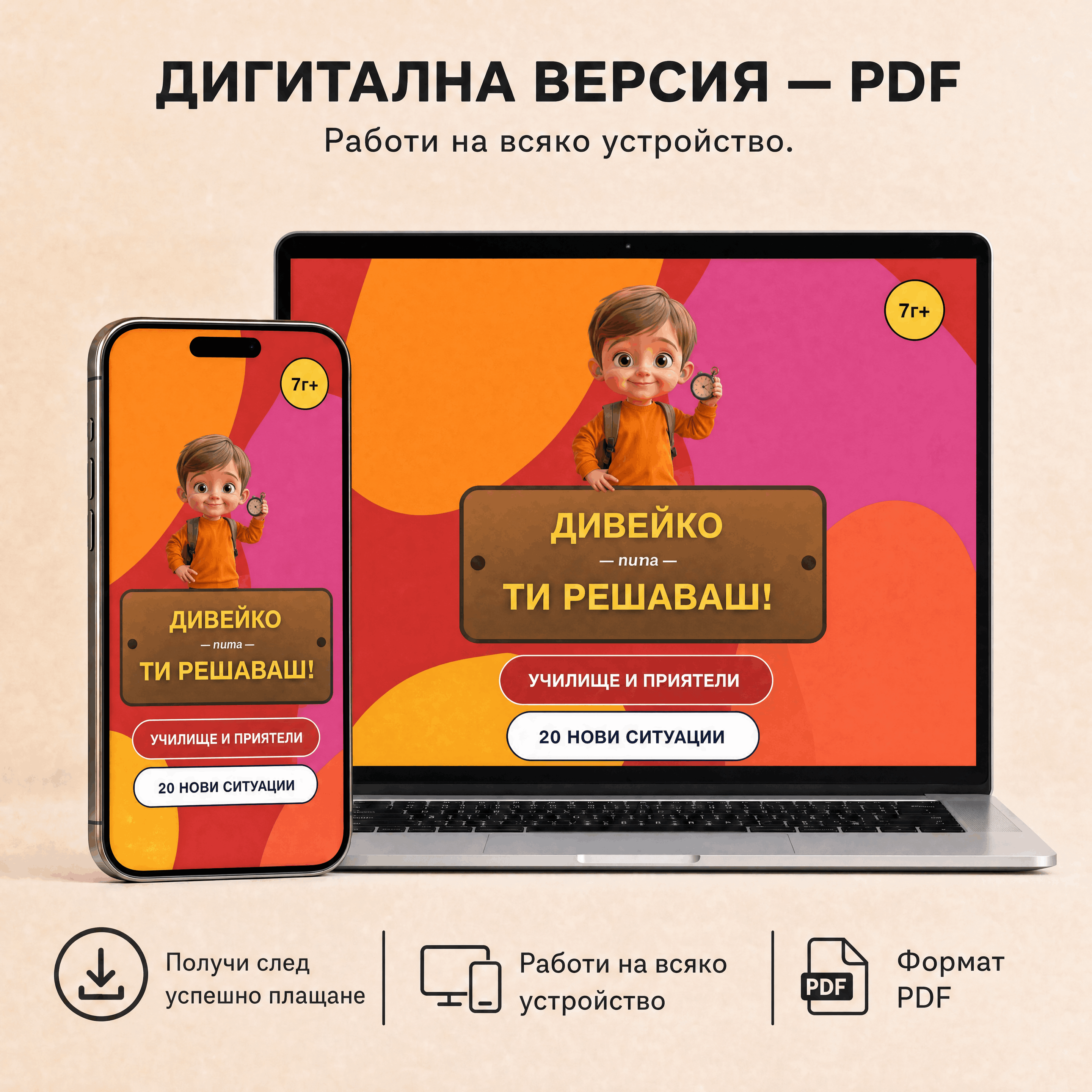 Дивейко: Училище и приятели — Дигитален PDF файл